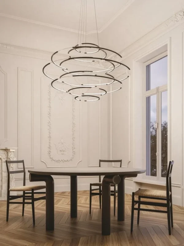 Nemo Lighting Drop 9 pendellampa, 2700 K, svart