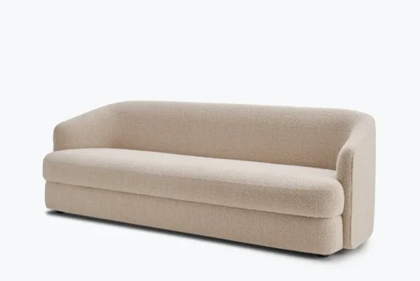 New Works Covent soffa 3-sits, djup, ljusbeige