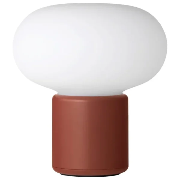 New Works Karl-Johan bärbar bordslampa, jordröd