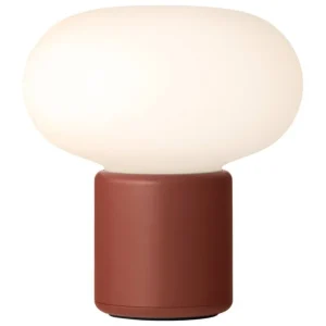 New Works Karl-Johan bärbar bordslampa, jordröd