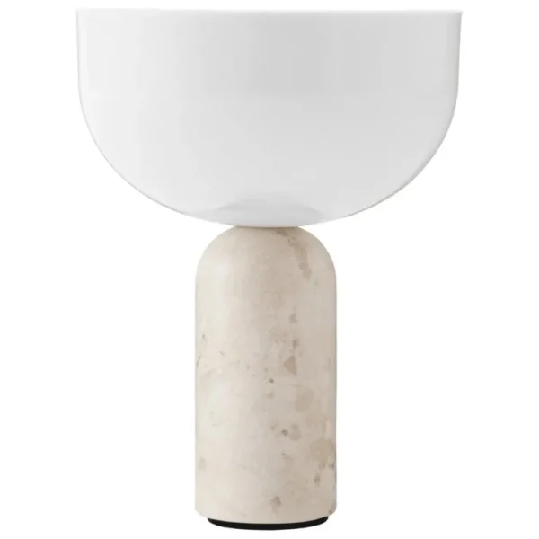 New Works Kizu bärbar bordslampa, Kunis Breccia-marmor