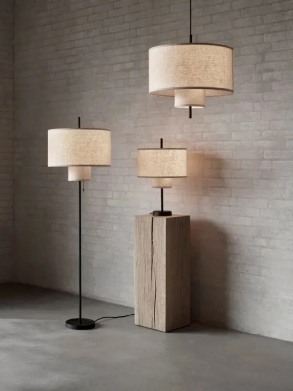 New Works Margin golvlampa, beige