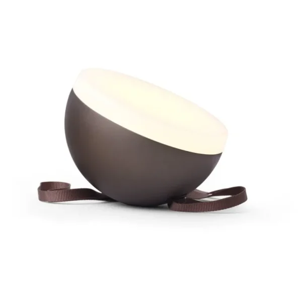 New Works Sphere bärbar lampa, mörk brons