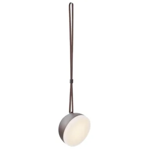 New Works Sphere bärbar lampa, mörk brons
