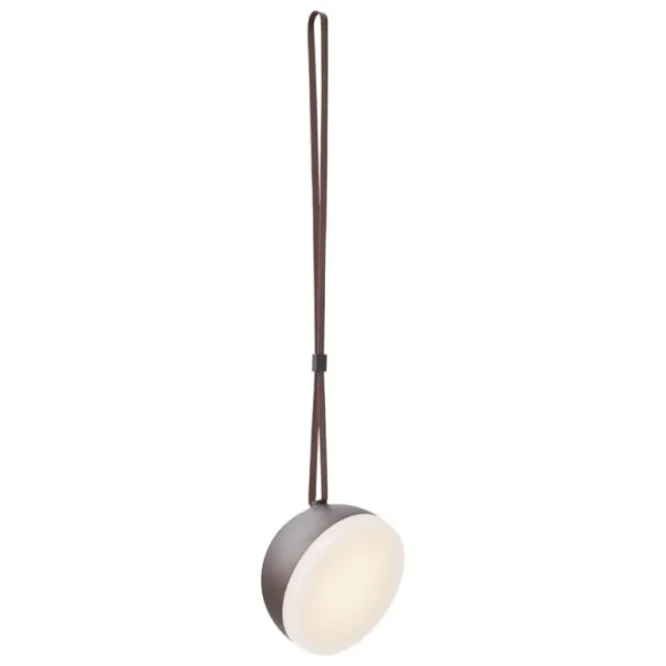 New Works Sphere bärbar lampa, mörk brons