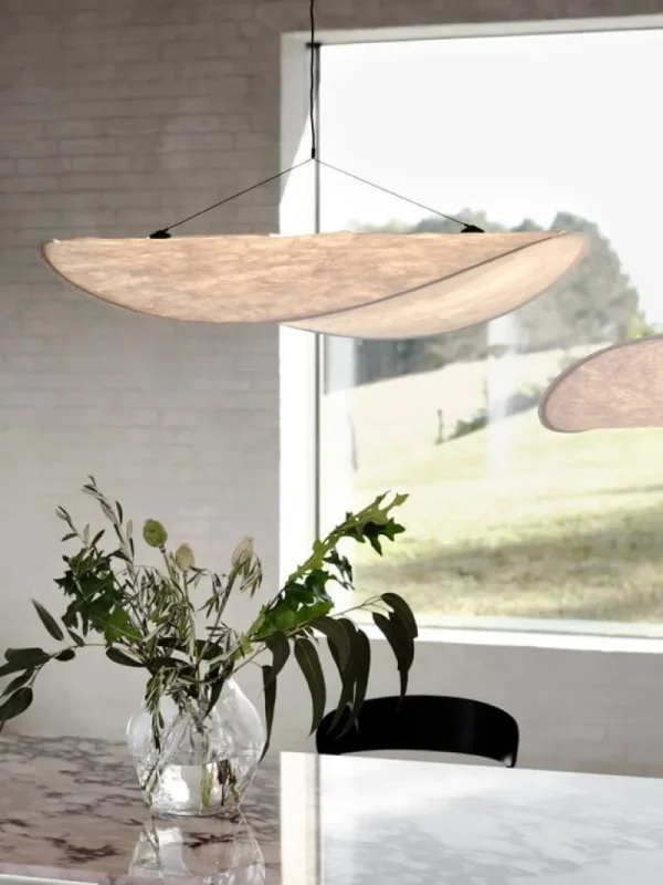 New Works Tense pendellampa, 120 cm, vit