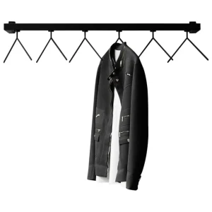 Nichba HangSys klädupphängningssystem, medium, svart