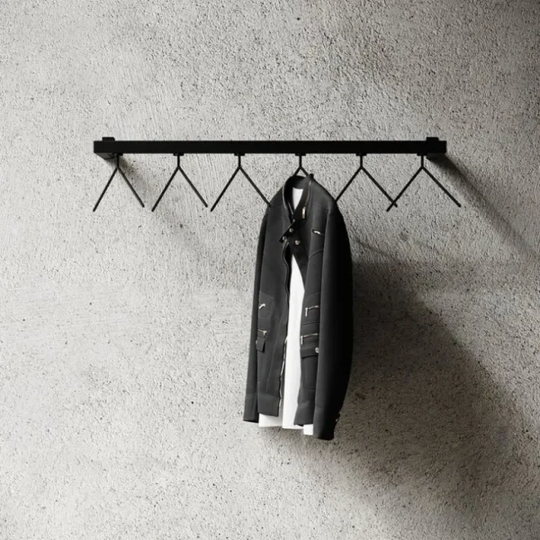 Nichba HangSys klädupphängningssystem, medium, svart