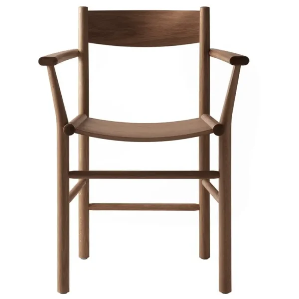 Nikari Akademia Armrest stol, lackerad rökt ek