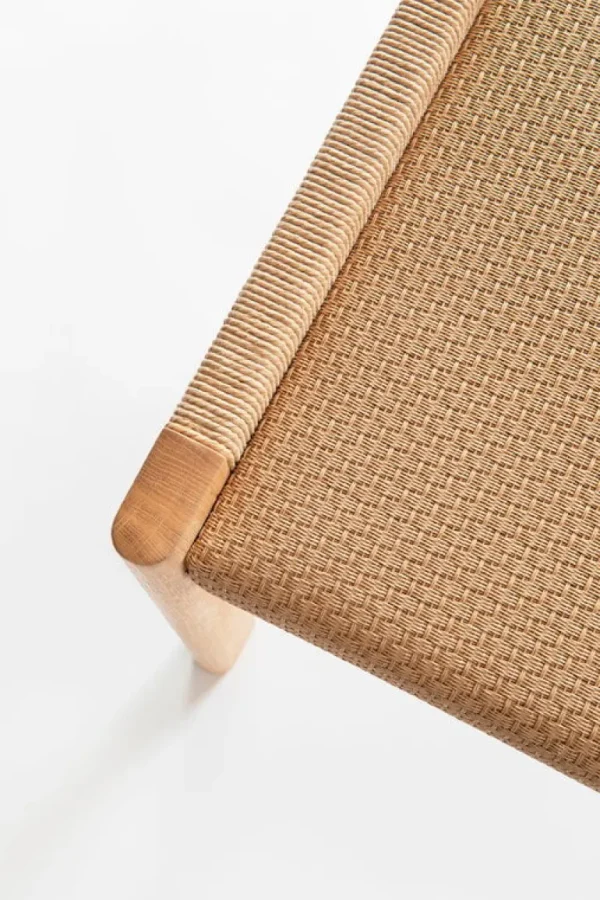 Nikari Detalji bänk, 151 cm, ek - papperssnöre