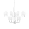 Normann Copenhagen Amp ljuskrona, liten, vit