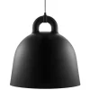 Normann Copenhagen Bell pendellampa, L, svart