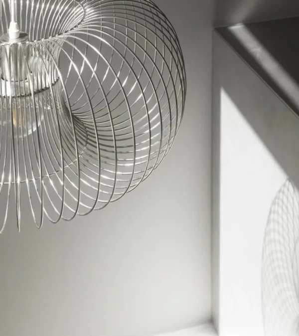 Normann Copenhagen Coil pendellampa, 50 cm, rostfritt stål