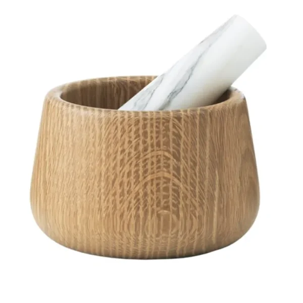 Normann Copenhagen Craft Mortar and Pestle, vit