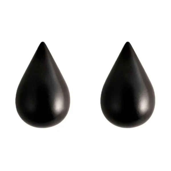Normann Copenhagen Dropit krok liten, set om 2, svart