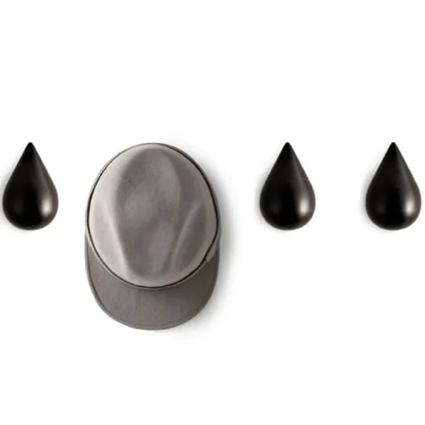 Normann Copenhagen Dropit krok liten, set om 2, svart