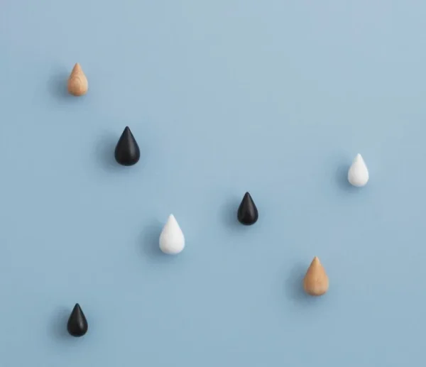 Normann Copenhagen Dropit krok liten, set om 2, svart