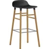 Normann Copenhagen Form barstol 75 cm, svart - ek