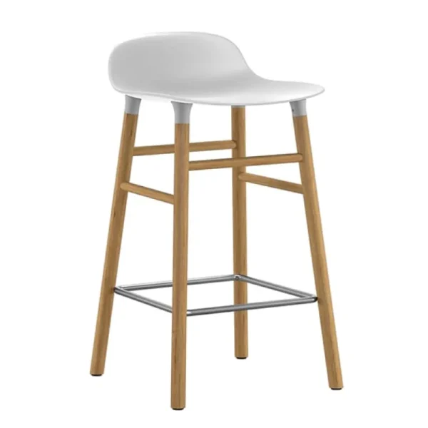 Normann Copenhagen Form barstol 65 cm, vit - ek