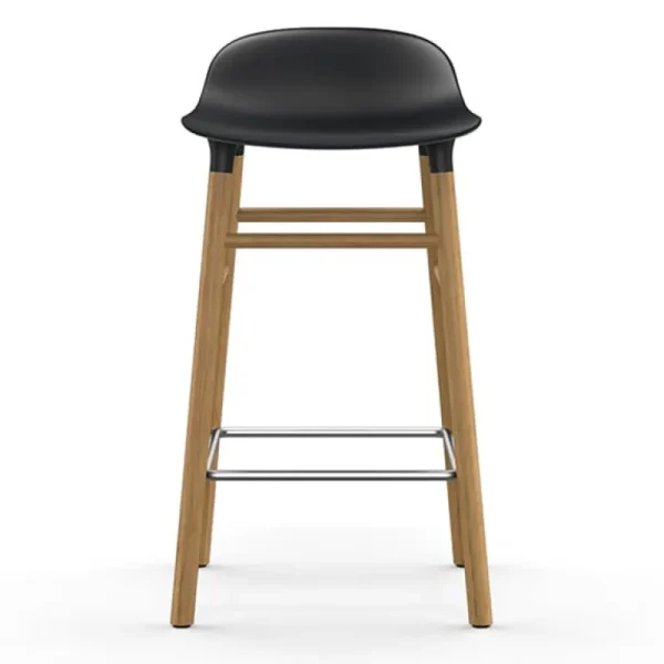 Normann Copenhagen Form barstol 65 cm, svart - ek