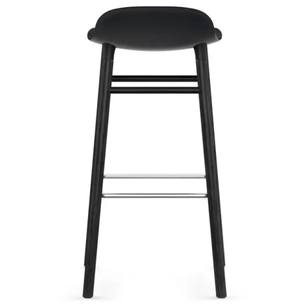 Normann Copenhagen Form barstol 75 cm, svart - svart ek