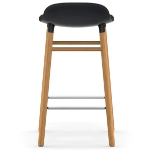 Normann Copenhagen Form barstol 65 cm, svart - ek