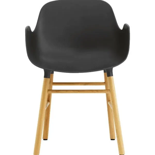Normann Copenhagen Form fåtölj, svart - ek
