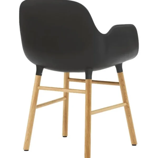 Normann Copenhagen Form fåtölj, svart - ek
