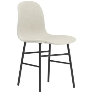 Normann Copenhagen Form stol, svart stål - Main Line Flax 20