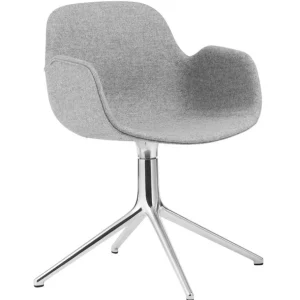 Normann Copenhagen Form Swivel 4L fåtölj, aluminium - Synergy 16