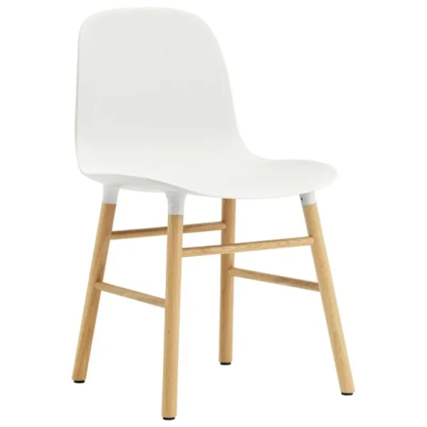 Normann Copenhagen Form stol, vit - ek