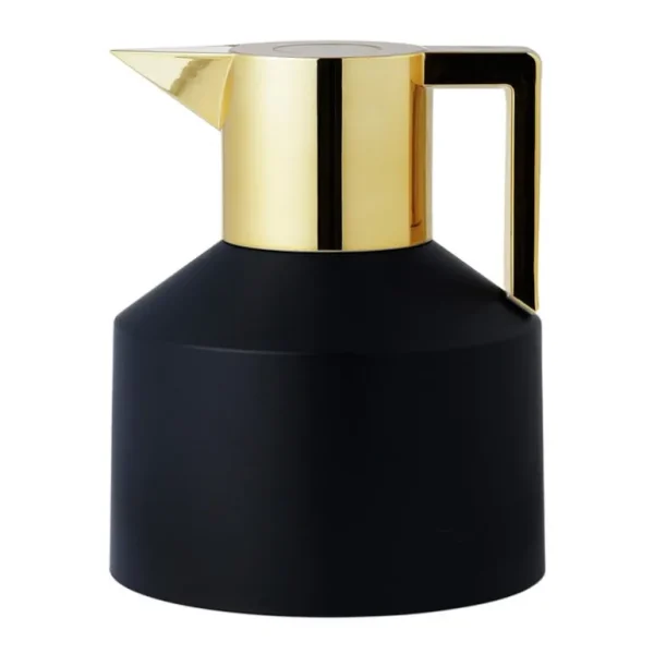 Normann Copenhagen Geo termoskanna, svart - guld