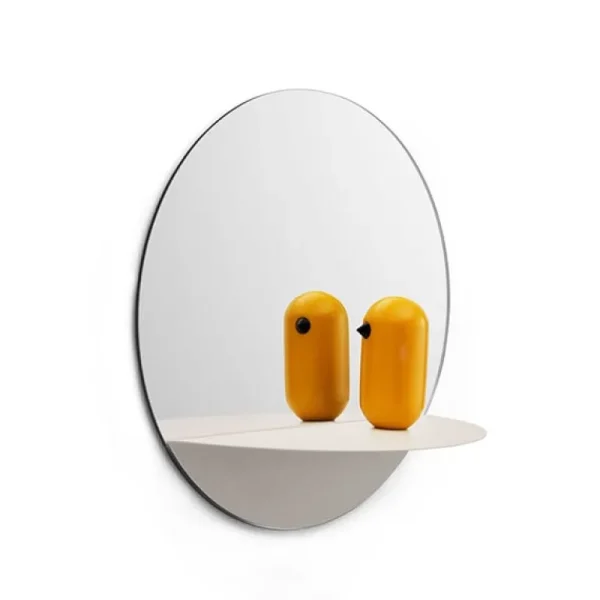 Normann Copenhagen Horizon spegel rund, vit