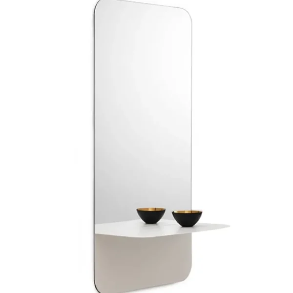 Normann Copenhagen Horizon spegel vertikal, vit