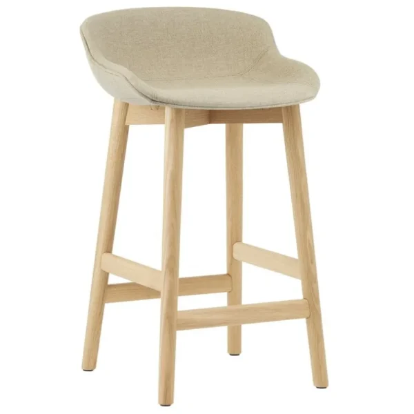 Normann Copenhagen Hyg barstol, 65 cm, ek - Main Line Flax 20
