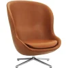 Normann Copenhagen Hyg hög fåtölj med snurrfunktion, Ultra Leather 41574