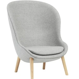 Normann Copenhagen Hyg loungefåtölj, hög, ek - Synergy 16