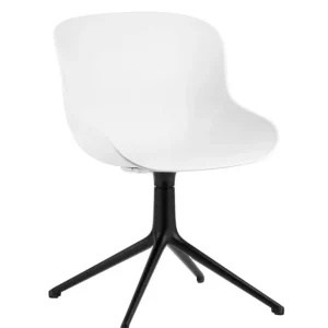 Normann Copenhagen Hyg snurrstol, svart - vit