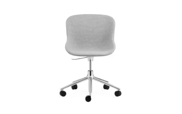 Normann Copenhagen Hyg stol med 5 hjul, svängbar, aluminium - Synergy 16