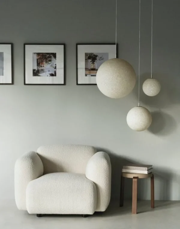 Normann Copenhagen Pix pendellampa, 60 cm, vit