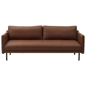 Normann Copenhagen Rar soffa, 3-sits, konjaksfärgat Omaha Leather