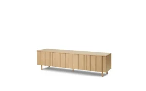 Normann Copenhagen Rib skänk, låg, 175 cm, ek