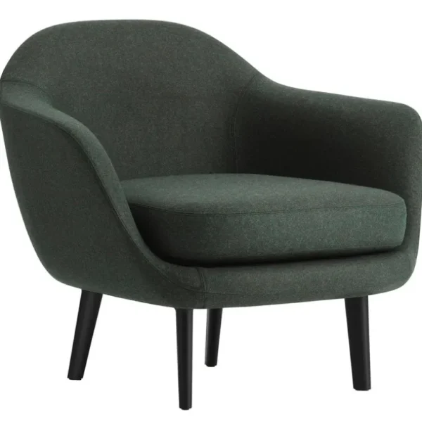 Normann Copenhagen Sum fåtölj, Synergy - svarta ben