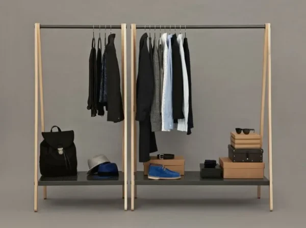 Normann Copenhagen Toj klädhängare, stor, grå - ask