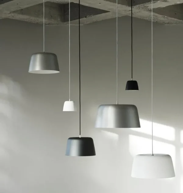 Normann Copenhagen Tub pendellampa, 13 cm, vit
