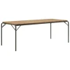 Normann Copenhagen Vig matbord, 90 x 200 cm, robiniaträ - mörkgrön