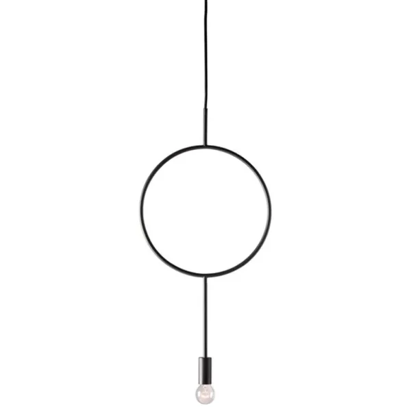 Northern Circle pendellampa, mörkgrå