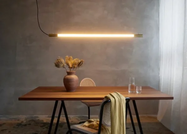 NUAD Radent pendellampa 135 cm, svart