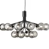 Nuura Apiales 18 pendellampa, satin black - optic smoked