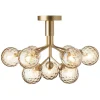 Nuura Apiales 9 taklampa, brushed brass - optic gold